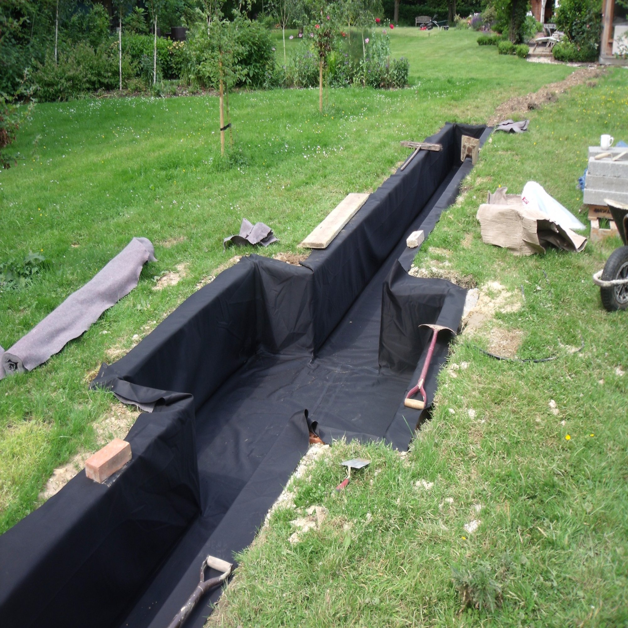 Greenseal Pond Liner Tailored Box Weld - Rubber & PVC Pond Liner ...